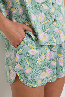 GABRIELLE PYJAMA 2 PIECES MULTICO VERT