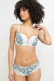 SYARA SHORTY MICROFIBRE BLANC/VERT