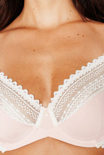 DOUCE SOUTIEN-GORGE EMBOITANT MICROFIBRE POUDRE