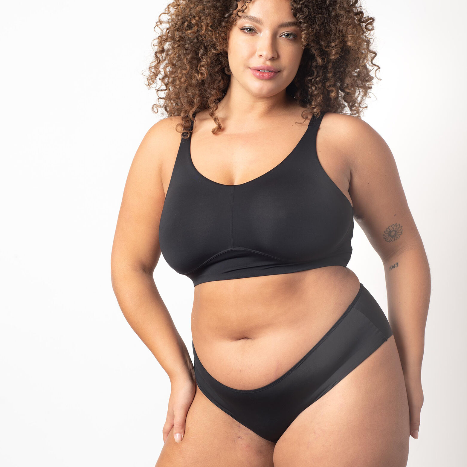 OPRAH Shorty microfibre NOIR