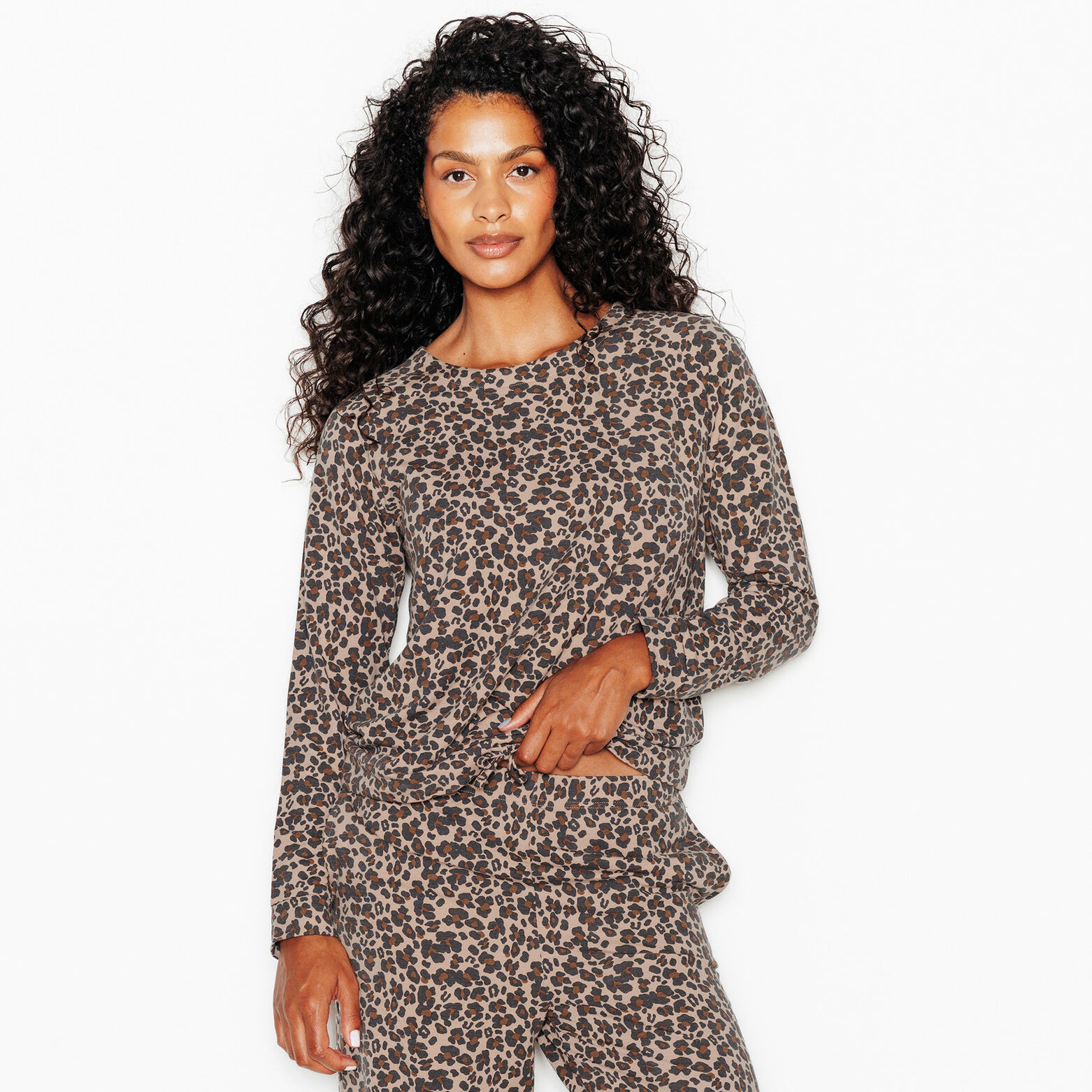 JORDANA TEE-SHIRT MANCHES LONGUES MULTICO MARRON