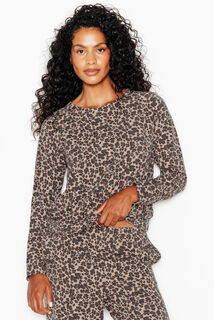 JORDANA TEE-SHIRT MANCHES LONGUES MULTICO MARRON