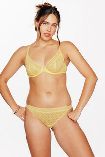 SWEET culotte dentelle JAUNE