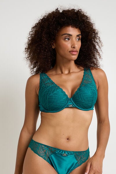 FEMME SOUTIEN-GORGE  AMPLIFORME DENTELLE CANARD
