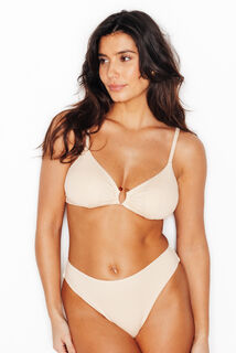 PERLE MAILLOT DE BAIN TRIANGLE ECRU