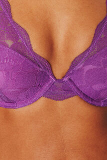 IBERIS SOUTIEN-GORGE AMPLIFORME FOULARD VIOLET