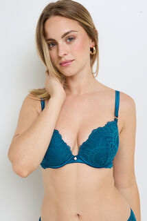 GLADYS SOUTIEN-GORGE AMPLIFORME PUSH-UP BLEU