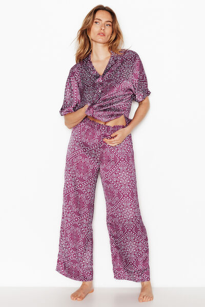 PANTALON 7/8 MULTICO ROSE