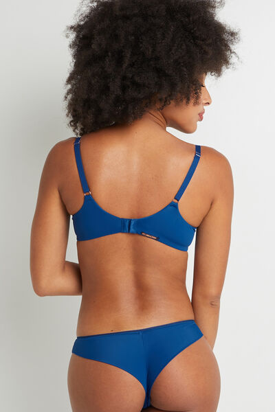 SYARA SOUTIEN-GORGE AMPLI EMBOITANT BLEU