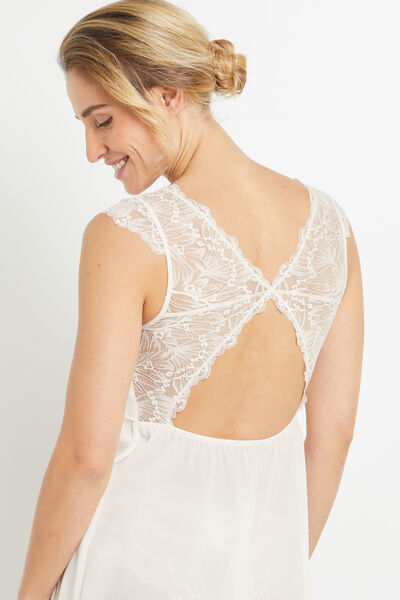 NUISETTE DENTELLE BLANC