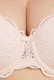 DENTELLE SOUTIEN-GORGE AMPLI EMBOITANT POUDRE