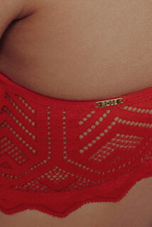 CASSI SOUTIEN-GORGE AMPLIFORME PLUNGE ROUGE