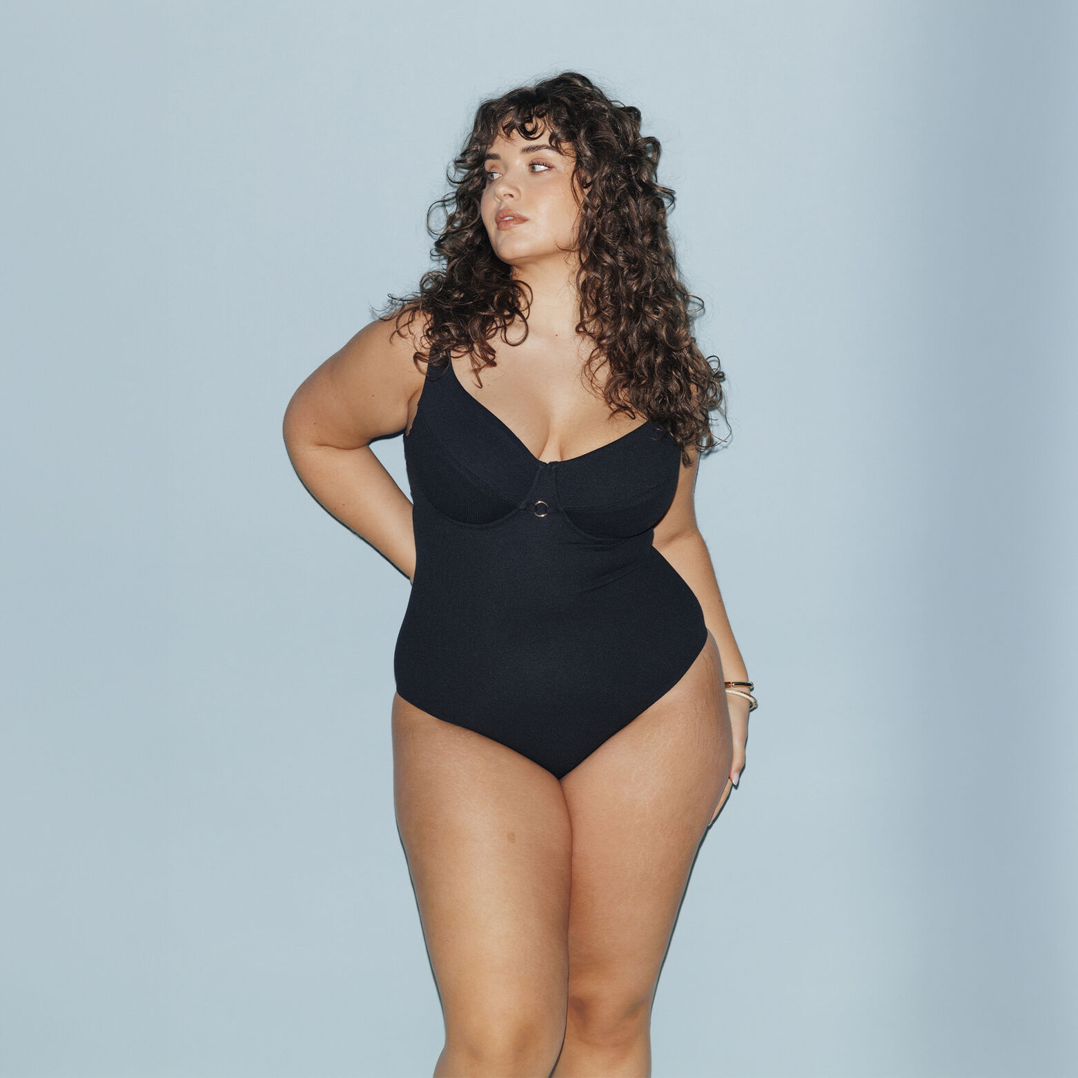 MALOU Maillot de bain 1 Pi&egrave;ce NOIR