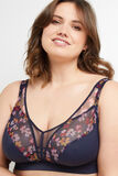 BLANCHE SOUTIEN-GORGE GRANDS BONNETS MULTICO BLEU