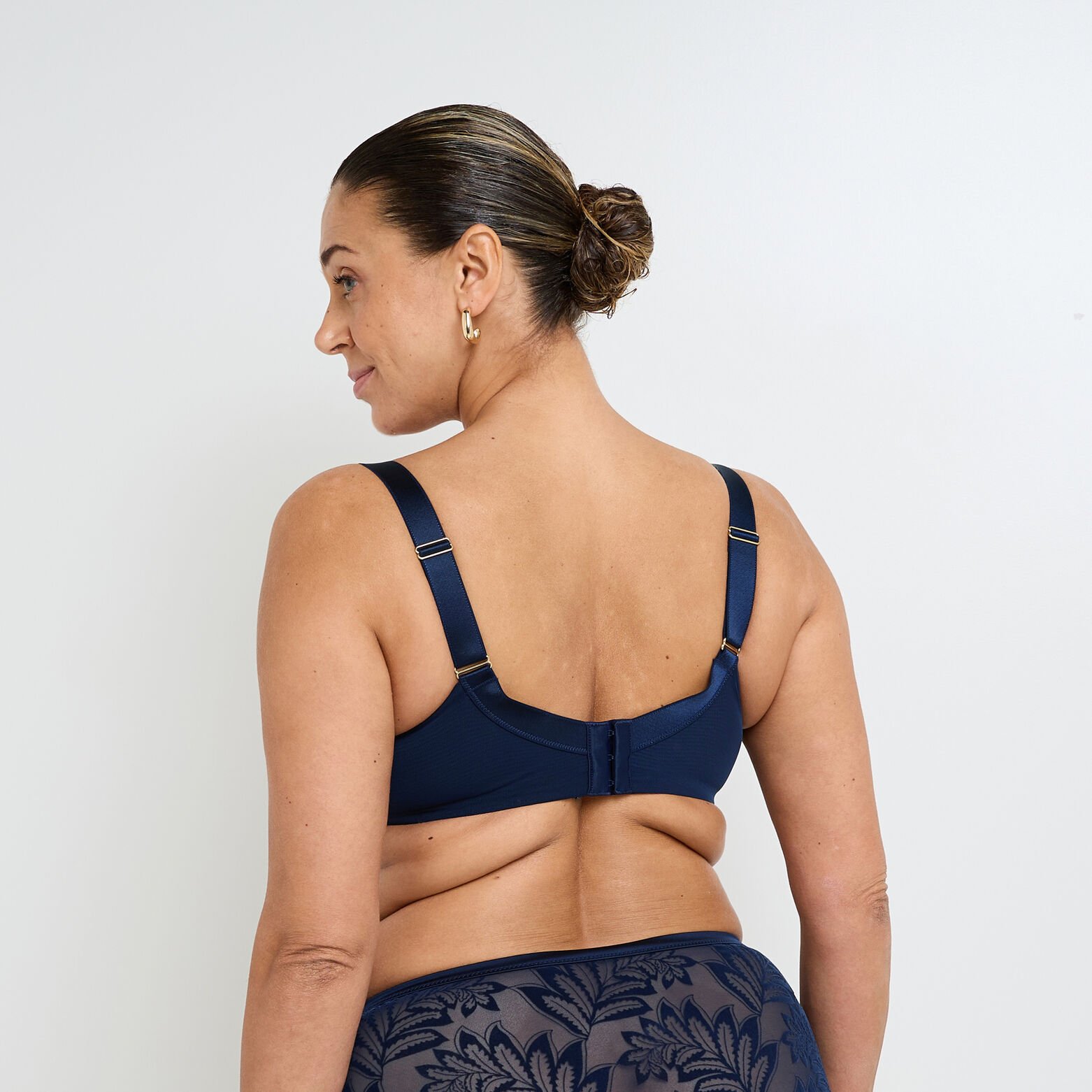 FANTINE SOUTIEN-GORGE AMPLI SPACER GRANDE TAILLE MARINE