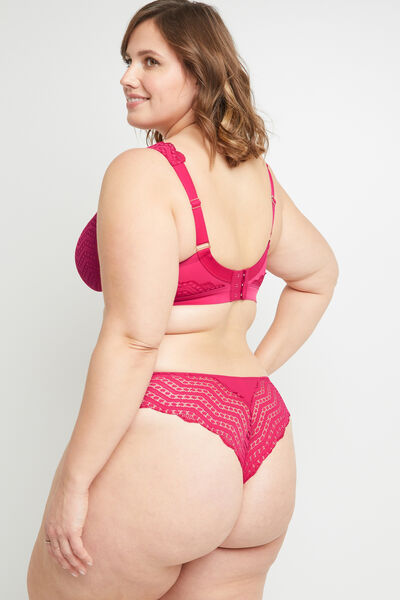 BEATRICE TANGA DENTELLE FUCHSIA