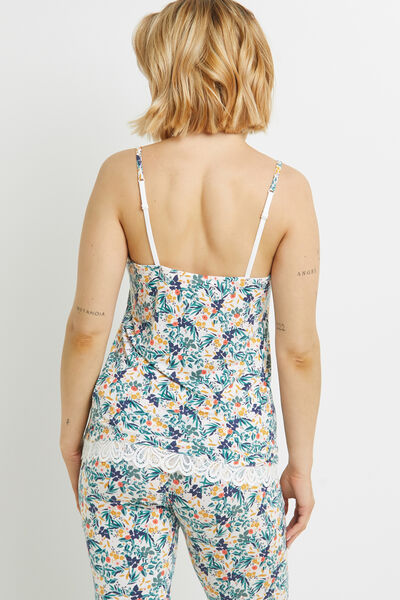 SYARA TOP BLANC/VERT