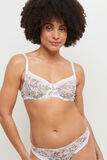 BEBEL SOUTIEN-GORGE CORBEILLE IMPRIME MULTICO BLANC