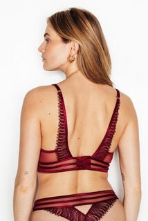 BROOKE SOUTIEN-GORGE PUSH-UP BORDEAUX