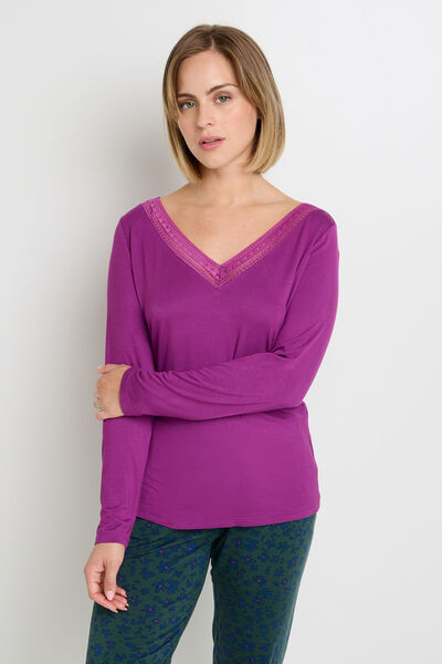 Tee-shirt manches longues VIOLET