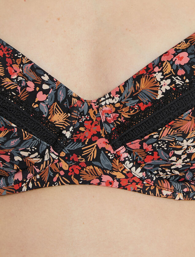 SALOME SOUTIEN-GORGE EMBOITANT GROSSESSE NOIR/BLEU