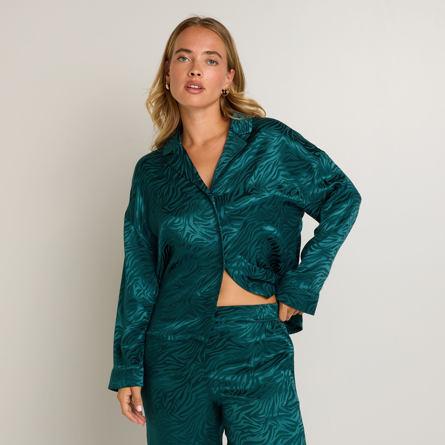FRIMOUSSE CHEMISE MANCHES LONGUES VERT FONCE