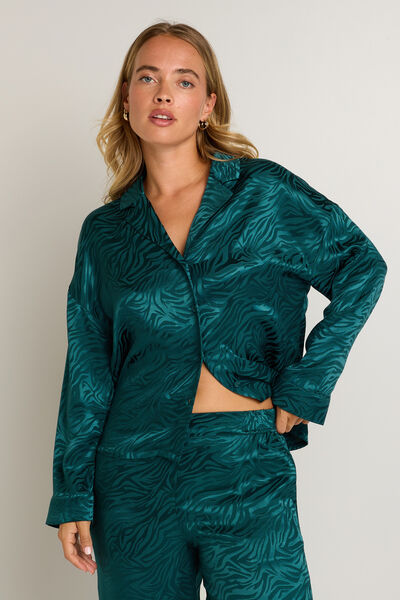 FRIMOUSSE CHEMISE MANCHES LONGUES VERT FONCE