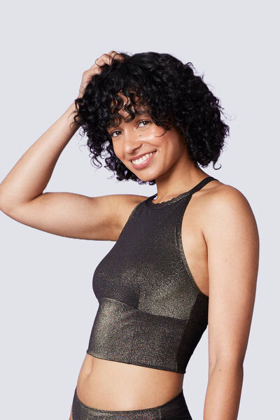 CROP TOP LUREX OR