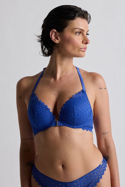 SOUTIEN-GORGE AMPLIFORME PUSH-UP BLEU