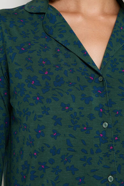 CAMILLE Chemise manches longues MULTICO VERT