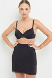 INVISIBLE JUPON MICROFIBRE RECYCLEE NOIR