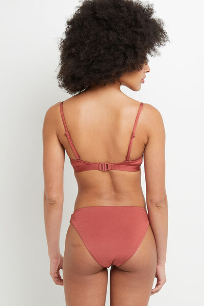 MAILLOT DE BAIN SLIP MIDI BORDEAUX