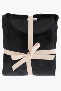 HOANI PYJAMA 2 PIECES VELOURS MULTICO NOIR