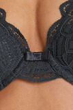 DENTELLE SOUTIEN-GORGE AMPLI FOULARD ANTHRACITE