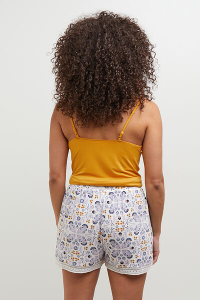 CAMILLE Short MULTICO BLANC