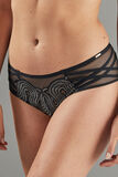 ARTEMIS SHORTY TULLE BRODE NOIR/ARGENT
