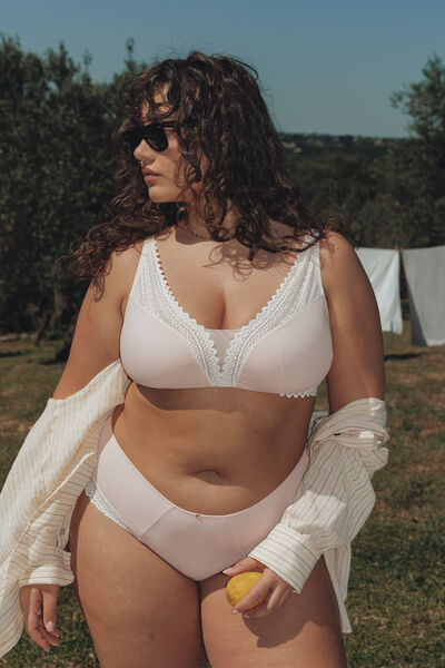 DOUCE SOUTIEN-GORGE SANS ARMATURES POUDRE