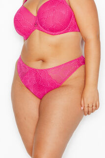 HERMINE+ TANGA DENTELLE FUCHSIA