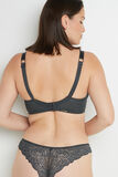 DENTELLE SOUTIEN-GORGE GRANDS BONNETS ANTHRACITE