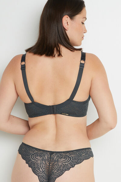 SOUTIEN-GORGE GRANDS BONNETS ANTHRACITE