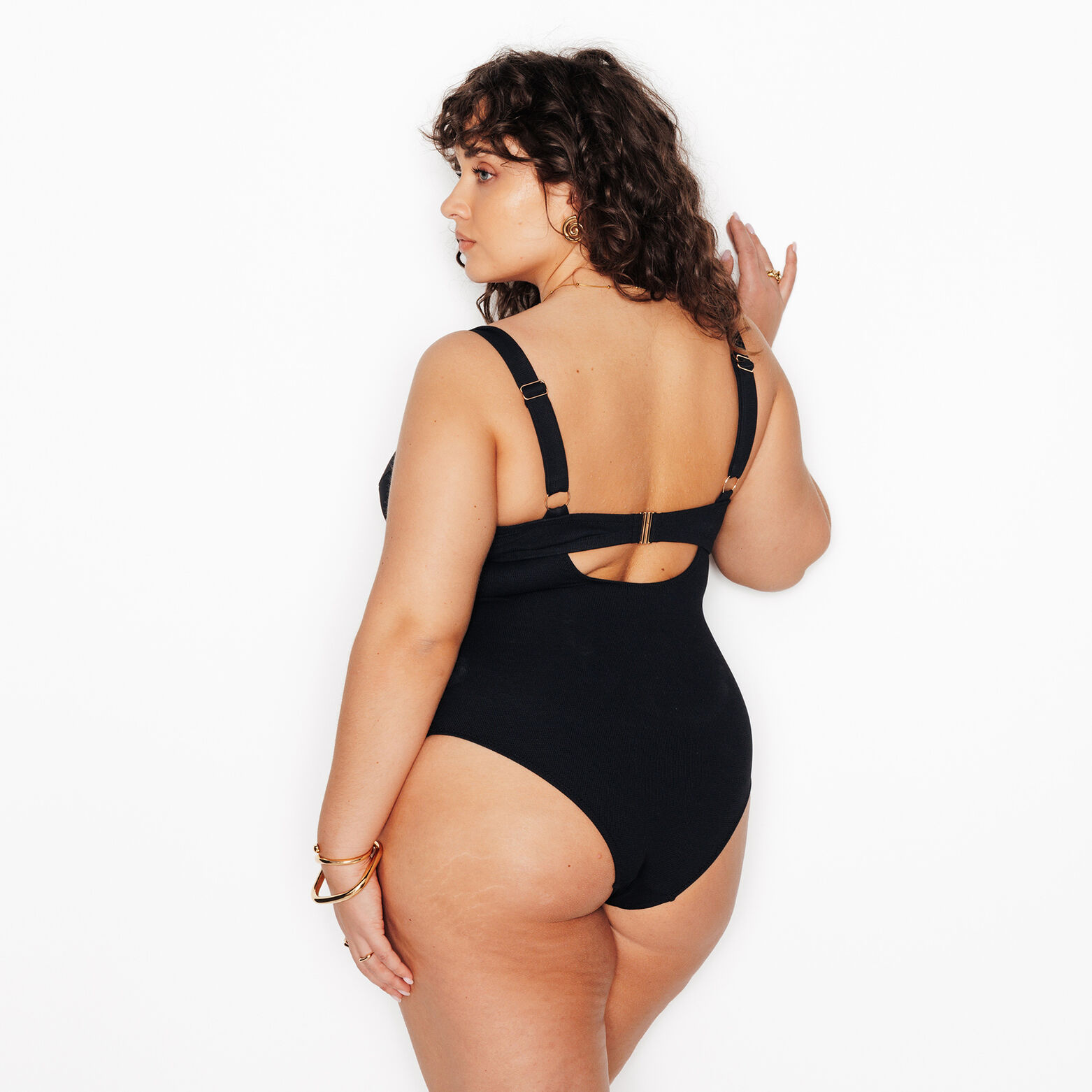 MALOU Maillot de bain 1 Pi&egrave;ce NOIR