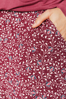 CAMILLE Pantacourt de pyjama ROSE/GRIS
