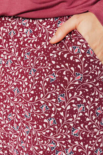 Pantacourt de pyjama ROSE/GRIS