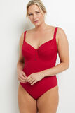 LOTUS MAILLOT DE BAIN 1PC GRANDS BONNETS ROUGE
