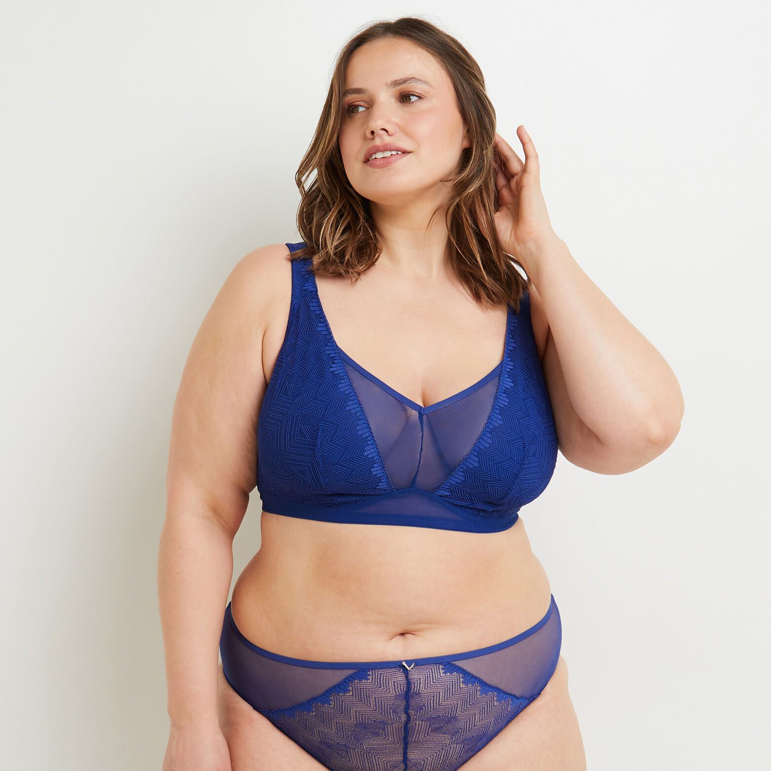 DORIS SOUTIEN-GORGE SANS ARMATURES  BLEU
