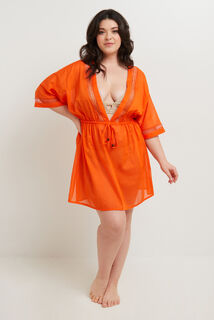 MAUD TUNIQUE VOILE COTON CORAIL
