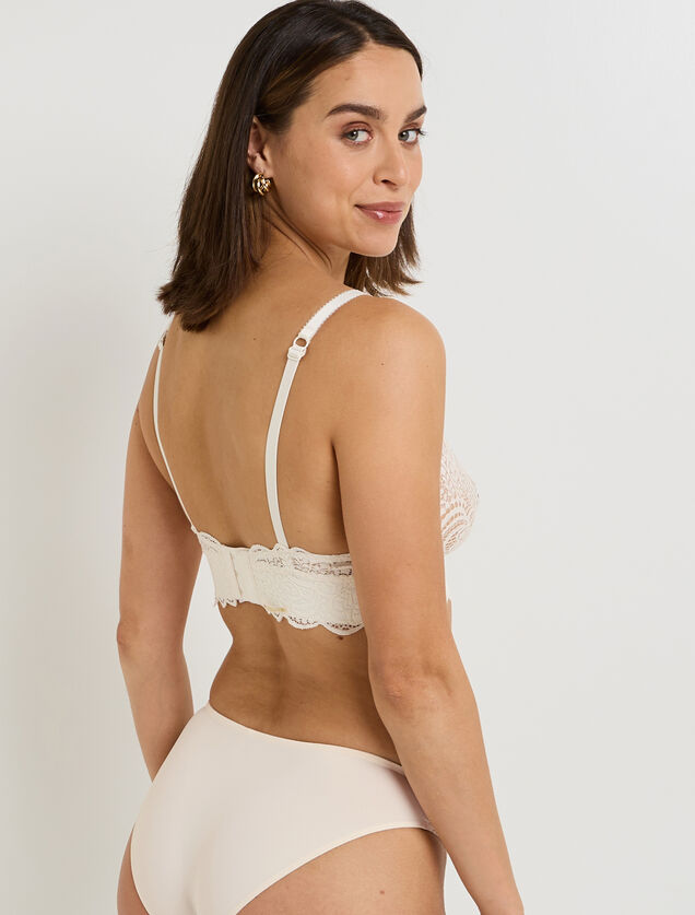 DENTELLE SOUTIEN-GORGE SANS ARMATURES ECRU