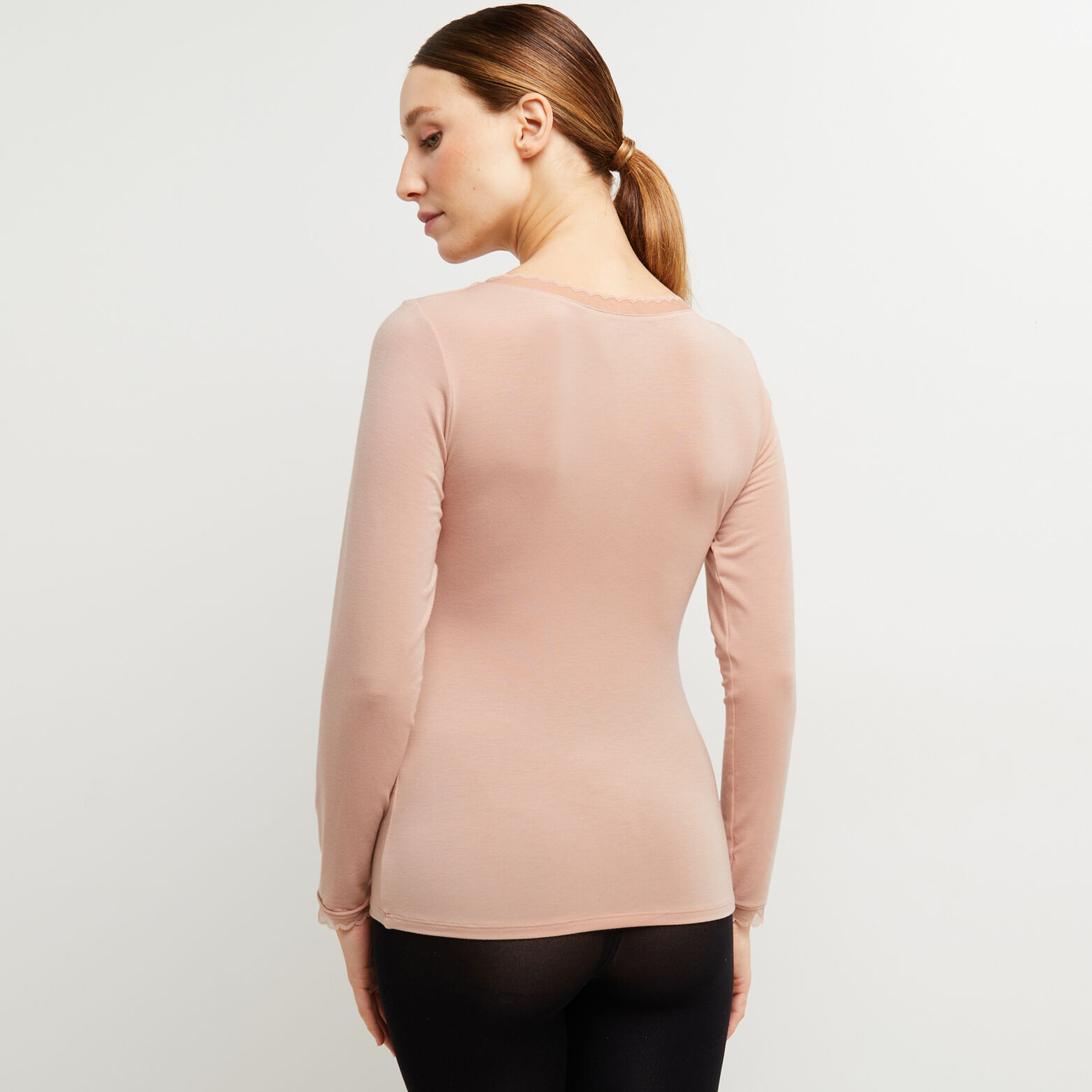CANNELLE Tee-shirt manches longues BEIGE
