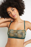 BETSY SOUTIEN-GORGE BRASSIERE TULLE VERT FONCE