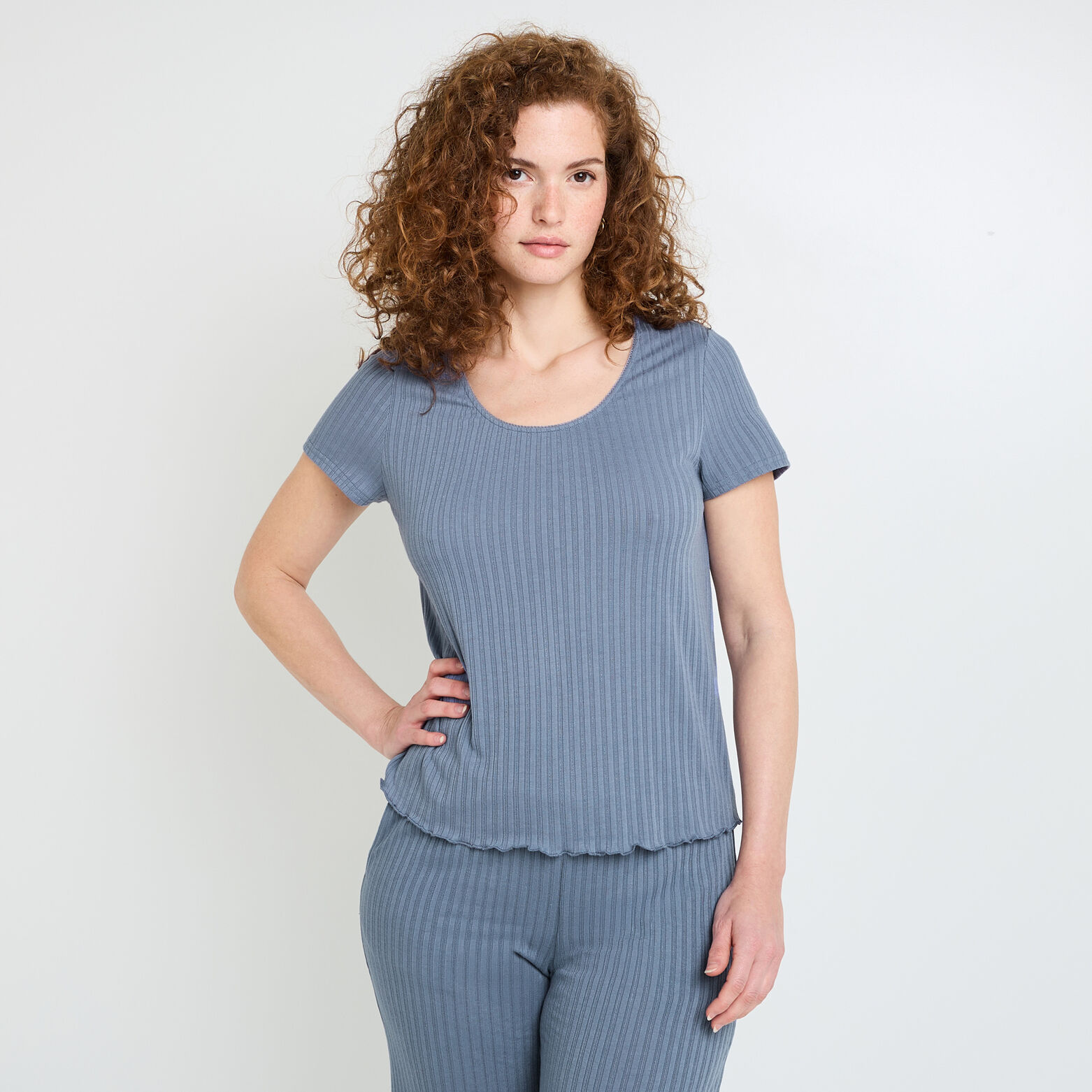 HABY Tee-shirt manches courtes BLEU